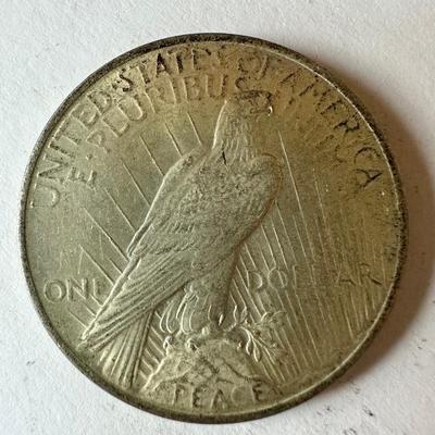 1922, 1923 Peace Dollar Coin Lot