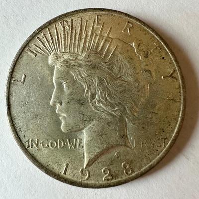 1922, 1923 Peace Dollar Coin Lot