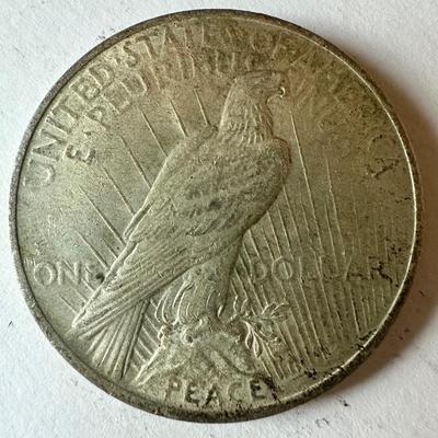 1922, 1923 Peace Dollar Coin Lot