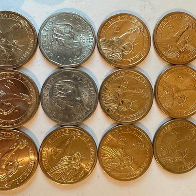 John Adams, Susan B Anthony Coin Lot