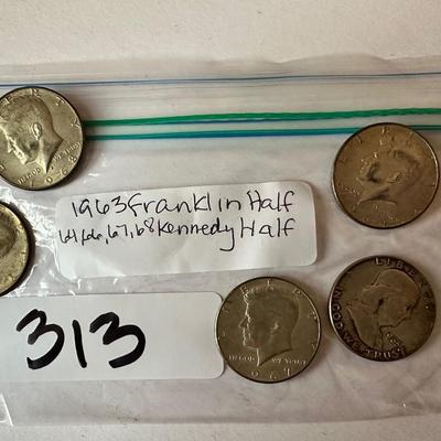 1963-68 Half Dollar Coin Lot