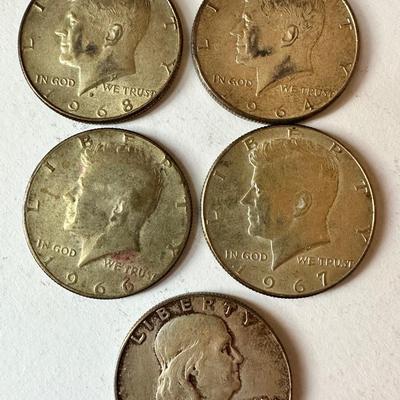 1963-68 Half Dollar Coin Lot