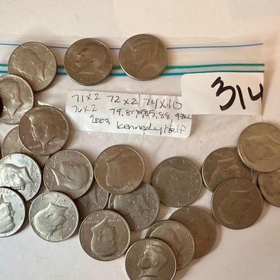 Kennedy Half Dollar Coin Lot
