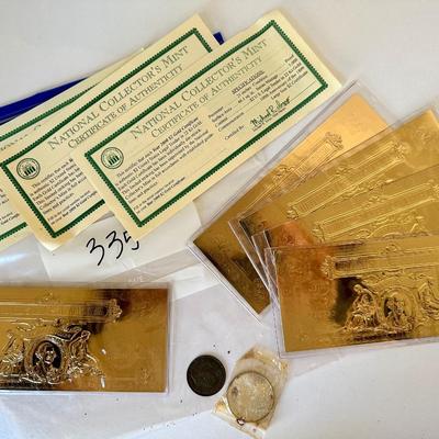 $2 Gold Certificate Lot