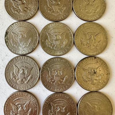Kennedy Half Dollar Coin Lot