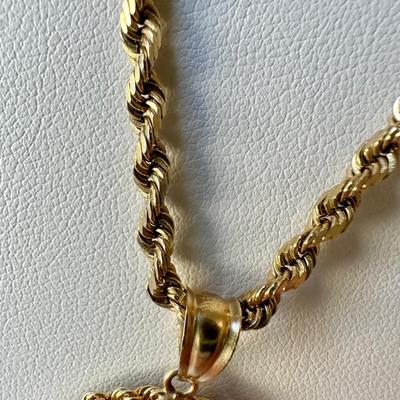 1881 $5 US Gold Liberty Head Coin Pendant Necklace 31.9 grams!