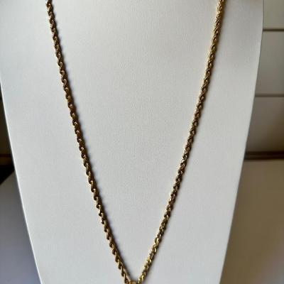 1881 $5 US Gold Liberty Head Coin Pendant Necklace 31.9 grams!