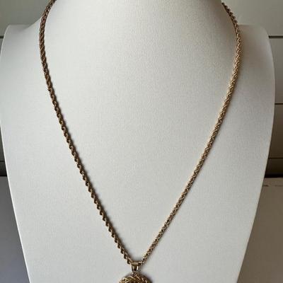 1906 Liberty 2 and 1 Half Dollar 19.9g US Gold Coin Pendant Necklace