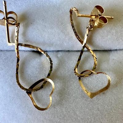 14K Gold Earring Lot