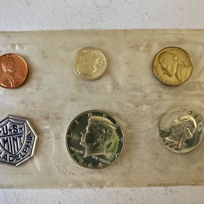 1962, 1964 US Mint Coin Proof Set
