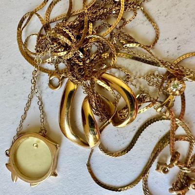 14K Gold Jewlery Lot