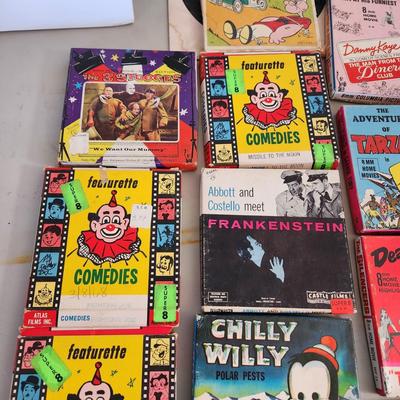 Large Lot 8mm Super 8MM Movie films Tarzan, Chilly Willy