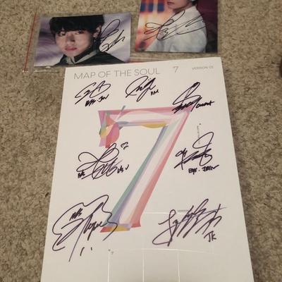 Map of The Soul 7 K-pop Signed Autograph band