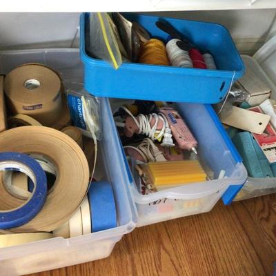 1340 Art Supply Lot Glue Guns, Adhesives, Matt Cutting Tools