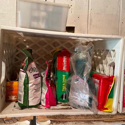 1287 Lot of Garden Fertilizers and Soil