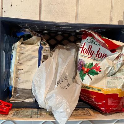 1287 Lot of Garden Fertilizers and Soil