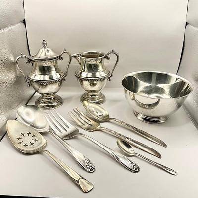 1297 Silver Plate Lot