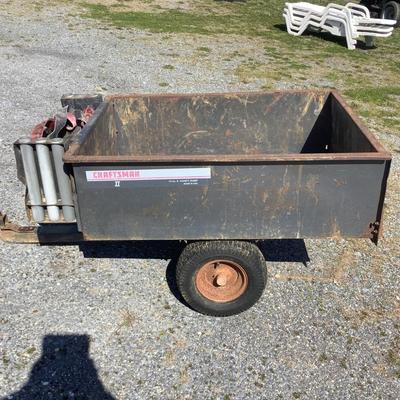 147 Craftsman 14cu. ft. Handy Dump Trailer