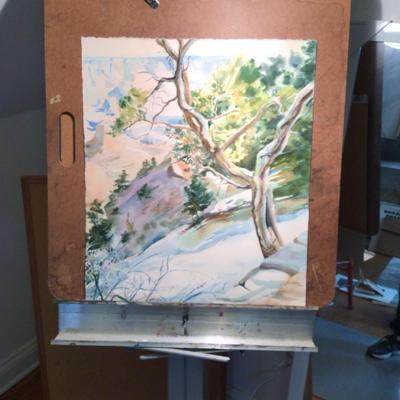 1311 STAN-RITE Art Easel Bulletin Board Mirror