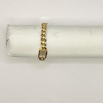 1299 Vintage 14k Lucien Piccard Yellow gold Ladies Watch