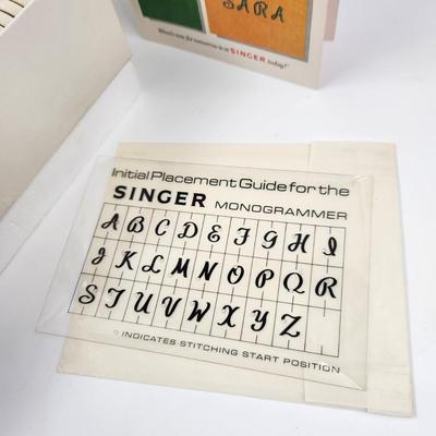 VINTAGE SINGER MONOGRAMMER