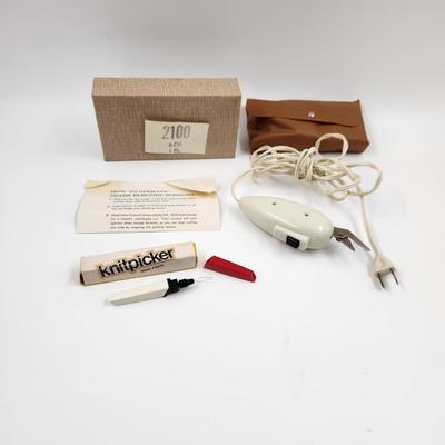 VINTAGE ELECTRIC SCISSORS & KNIT PICKER
