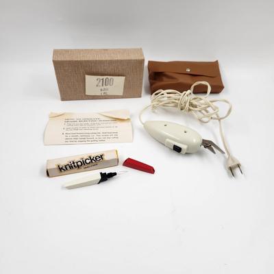 VINTAGE ELECTRIC SCISSORS & KNIT PICKER
