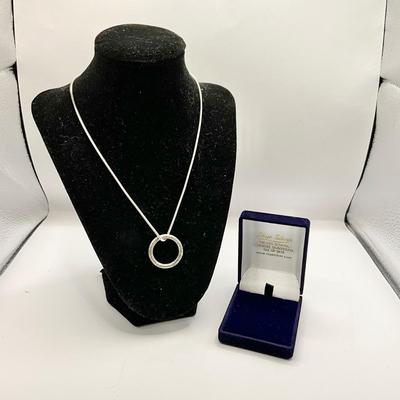 1326 Sterling Silver SKYE SILVER Fairy Ring Pendant