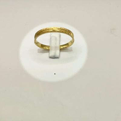 1345 14k Yellow Gold Ladies Bangle Bracelet