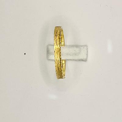 1345 14k Yellow Gold Ladies Bangle Bracelet