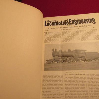 1901 Locomotive Engineering book 