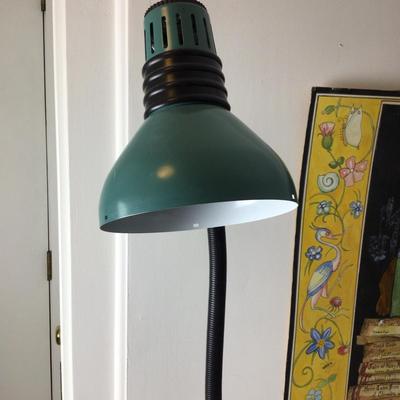 1301 Blue Metal Floor Lamp