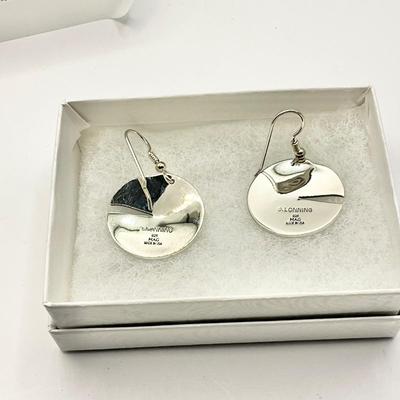 1348 Sterling Raven Stealing the Sun Earrings by David Morgan
