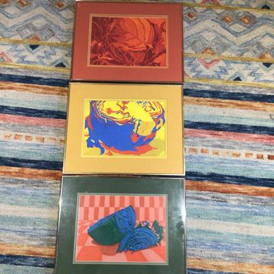 1274 Framed Abstract Art Lot