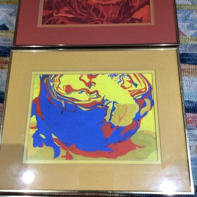 1274 Framed Abstract Art Lot