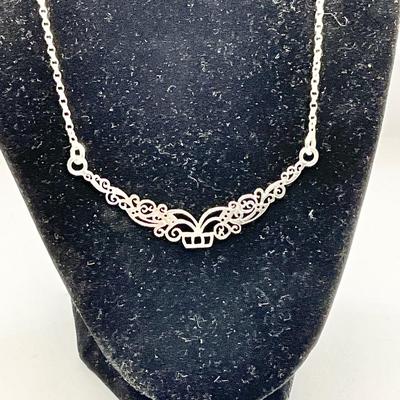 1354 Sterling Celtic Design Necklace and Bracelet by Stuart John Wilson