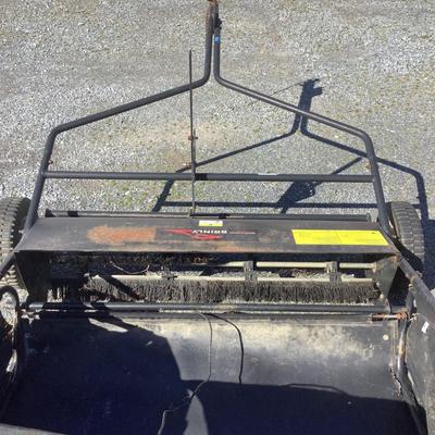 152 BRINLY 42" Tow Lawn Sweeper with Brush Height Adjustment