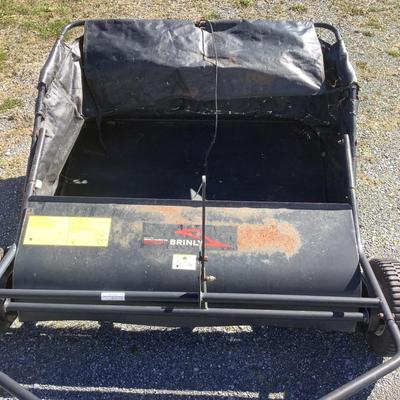 152 BRINLY 42" Tow Lawn Sweeper with Brush Height Adjustment