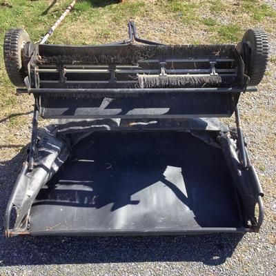 152 BRINLY 42" Tow Lawn Sweeper with Brush Height Adjustment