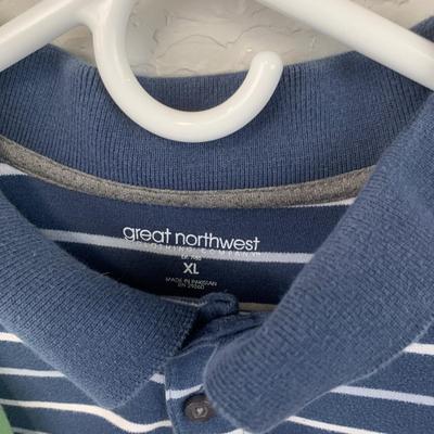 #604 Menâ€™s Striped Polo Shirts