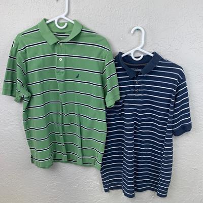 #604 Menâ€™s Striped Polo Shirts