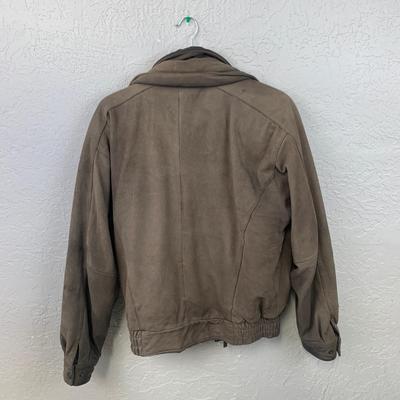 #607 Wilson Leather Jacket With Thinsulate Zip In Medium