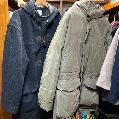 1242 Menâ€™s Winter Coats LL Bean Lands End