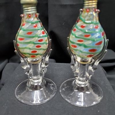 Handblown Signed Gazelle Salt & Pepper shakers