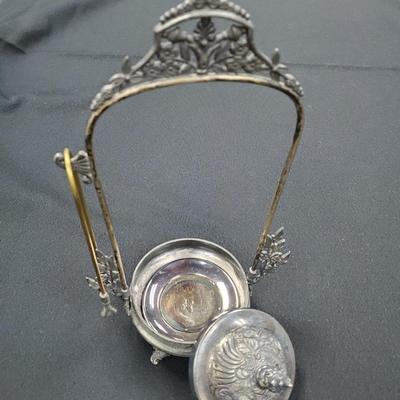 Victor Silver Co Pickle Castor base
