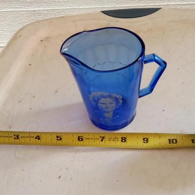 LOT 210   OLD SHIRLY TEMPLE BLUE PICHER
