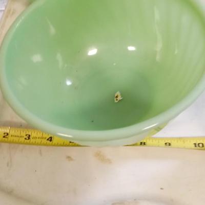 LOT 212   TWO OLD JADITE MIXING BOWLS