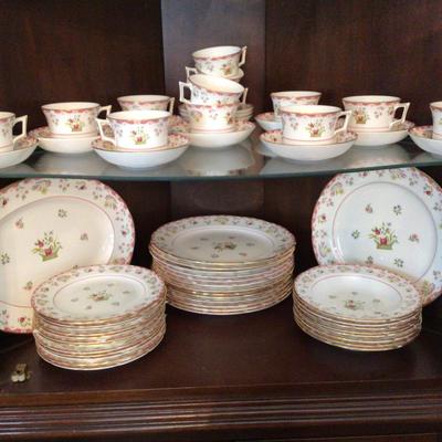 1356 Wedgewood Bianca WIlliamsburg China Set 50 pcs