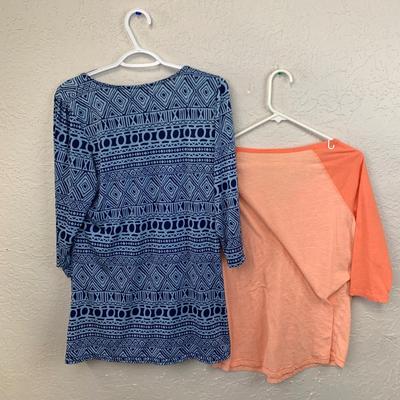 #618 X-Large  and Large Colored Tops