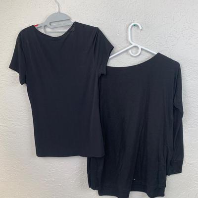#623 Two Black Large Tops